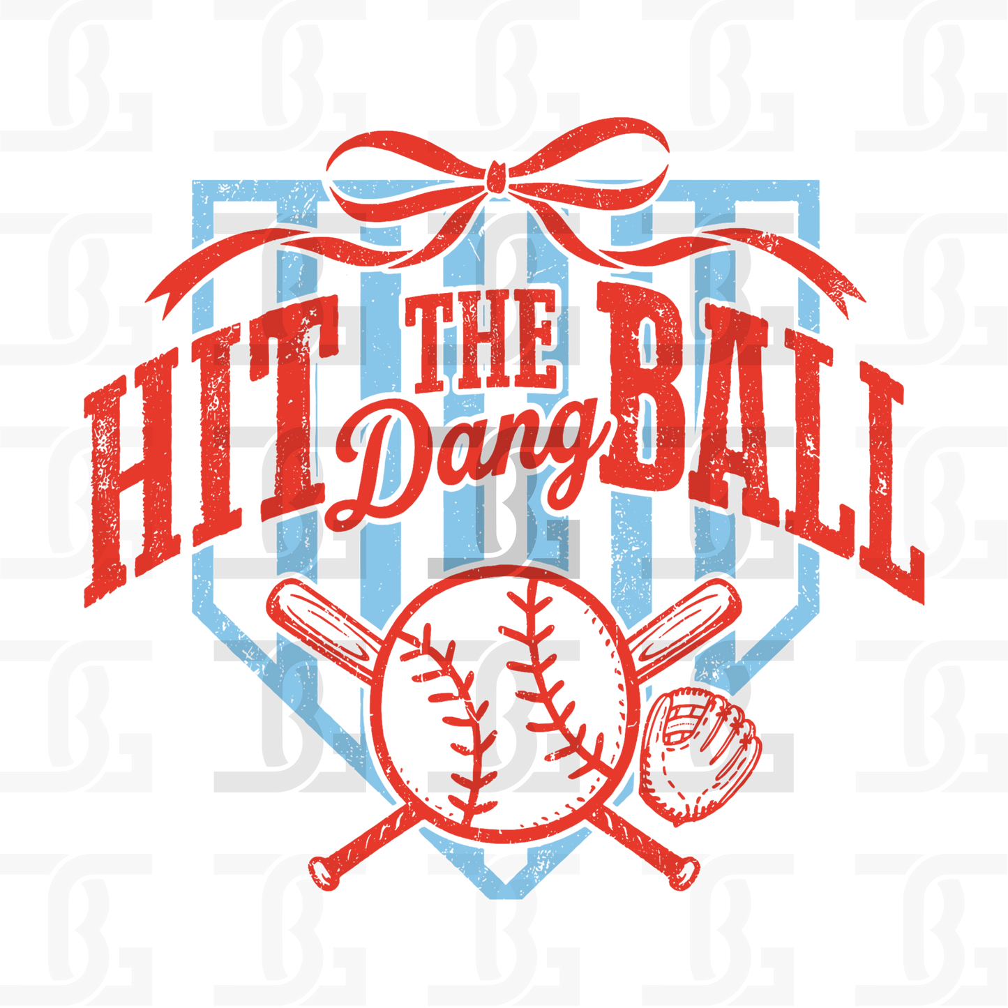 Hit The Dang Ball Transfer