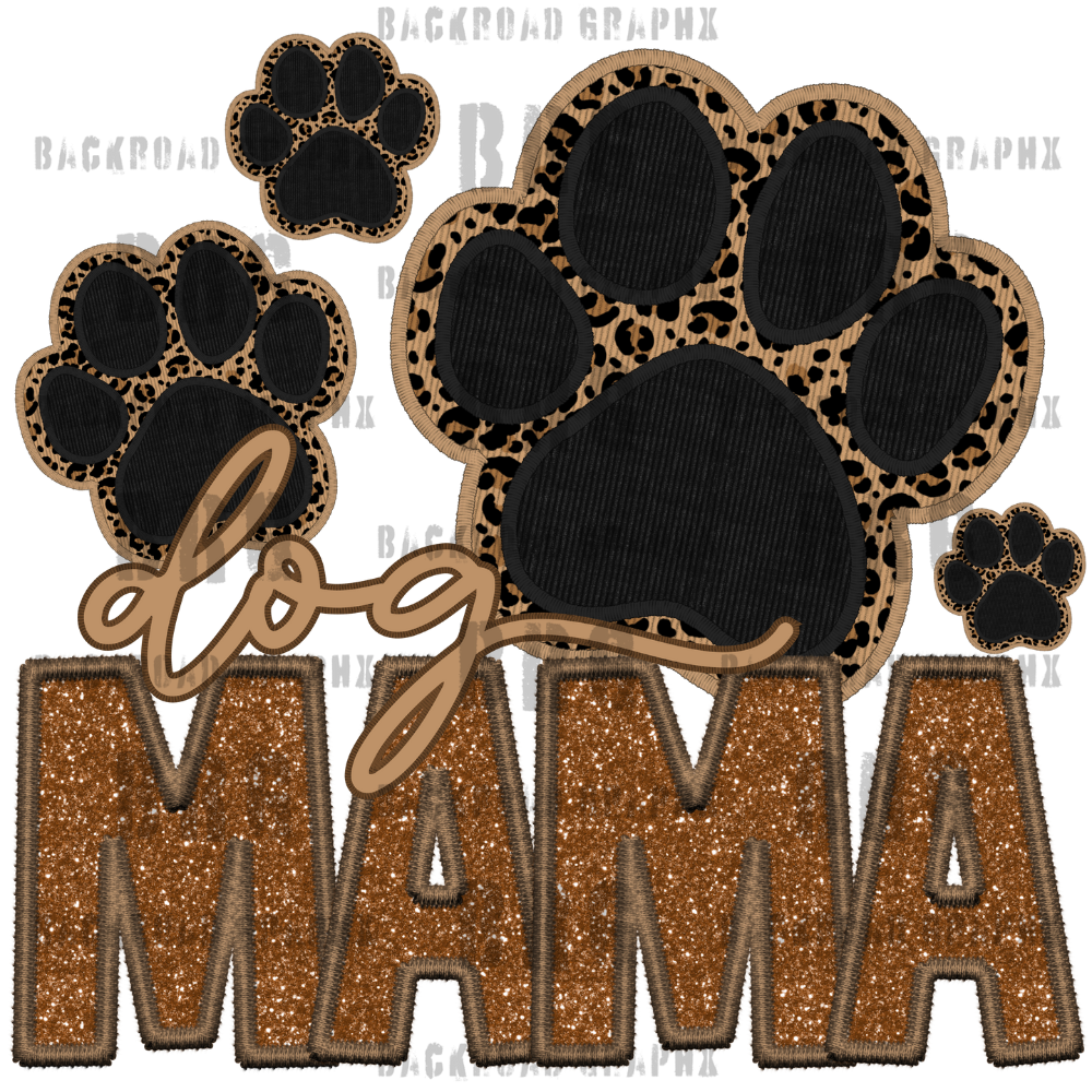 Dog Mama Transfer Backroad Graphx Best DTF Transfers Near Me UVDTF Stickers decals embroidery swag heat transfers direct to film