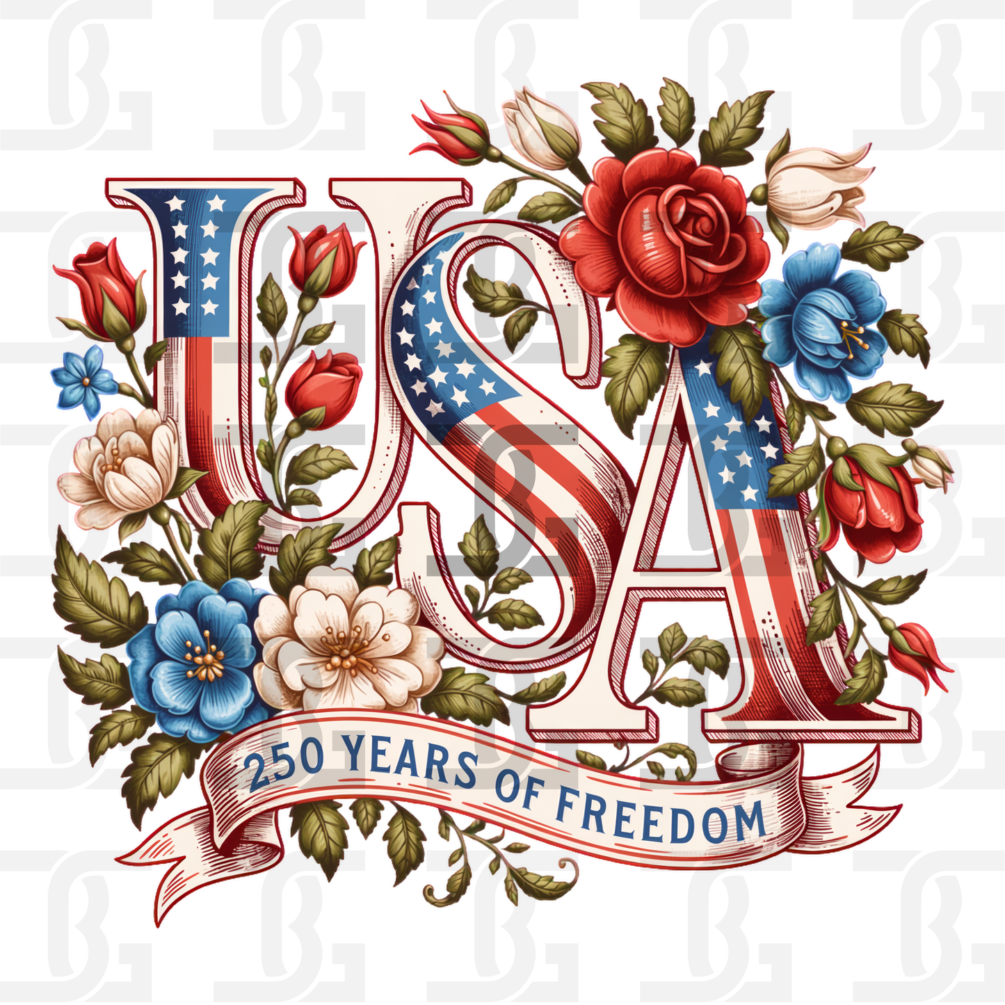 USA 250 Floral
