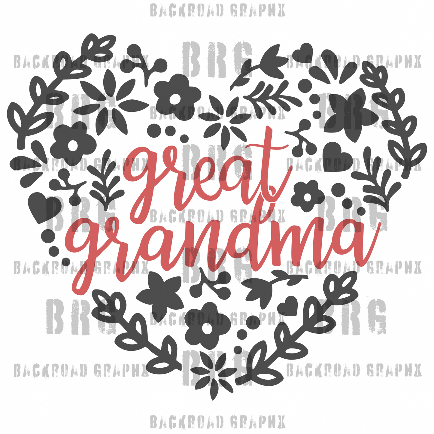 Great Grandma Transfer Backroad Graphx Best DTF Transfers Near Me UVDTF Stickers decals embroidery swag heat transfers direct to film