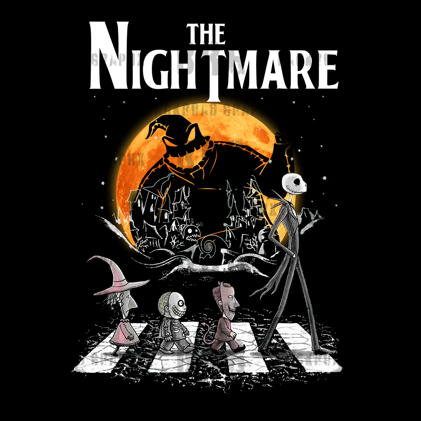 The Nightmare Before Christmas Transfer Backroad Graphx Best DTF Transfers Near Me UVDTF Stickers decals embroidery swag heat transfers direct to film