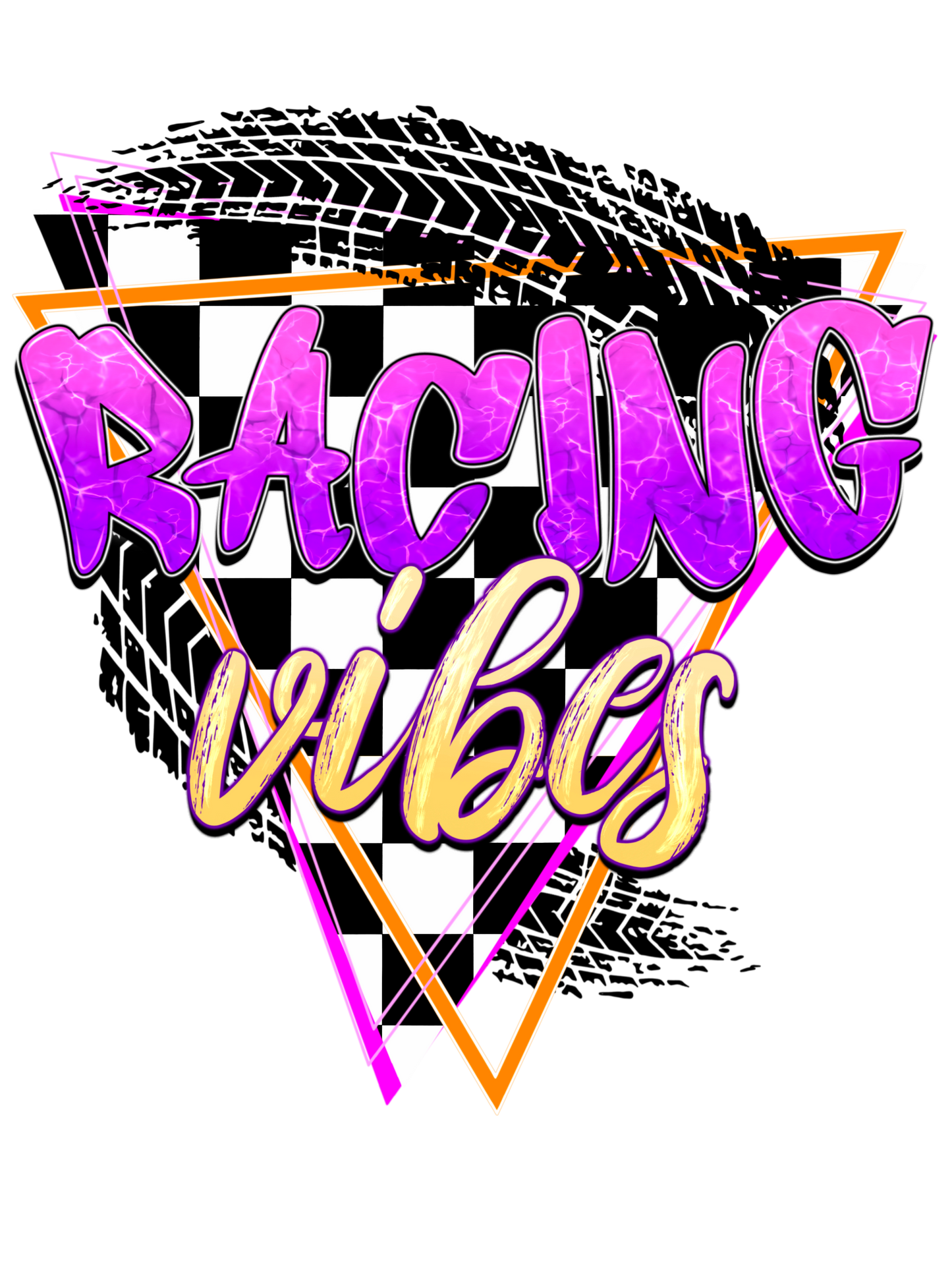 Racing Vibes Transfer Backroad Graphx Best DTF Transfers Near Me UVDTF Stickers decals embroidery swag heat transfers direct to film