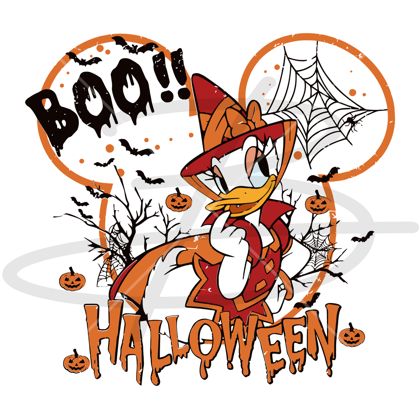 Mickey and the Gang Halloween Daisy Backroad Graphx Best DTF Transfers Near Me UVDTF Stickers decals embroidery swag heat transfers direct to film