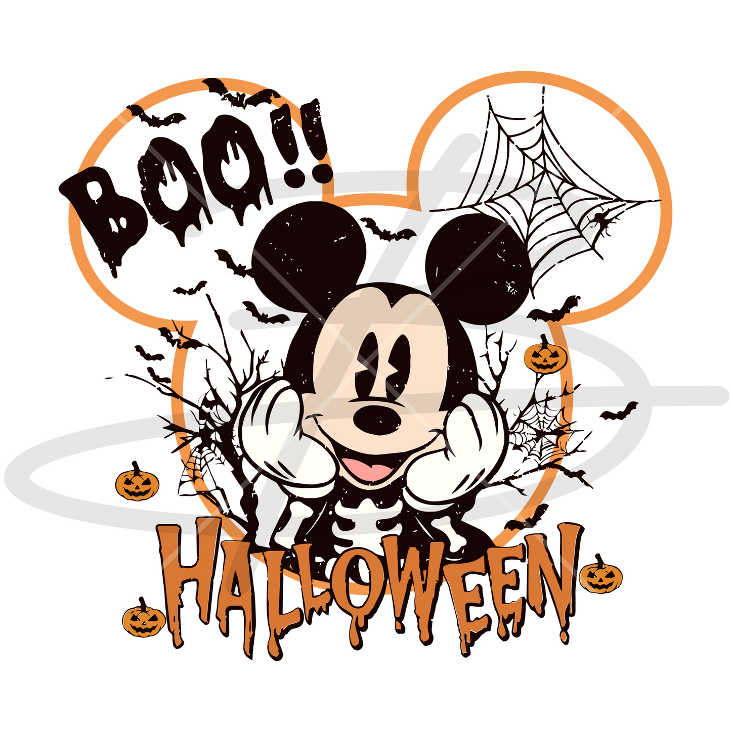 Mickey and the Gang Halloween Mickey Backroad Graphx Best DTF Transfers Near Me UVDTF Stickers decals embroidery swag heat transfers direct to film
