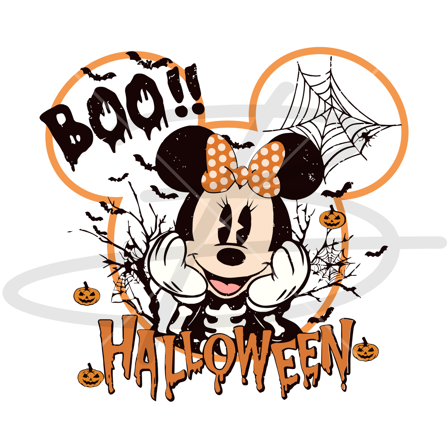 Mickey and the Gang Halloween Minnie Backroad Graphx Best DTF Transfers Near Me UVDTF Stickers decals embroidery swag heat transfers direct to film