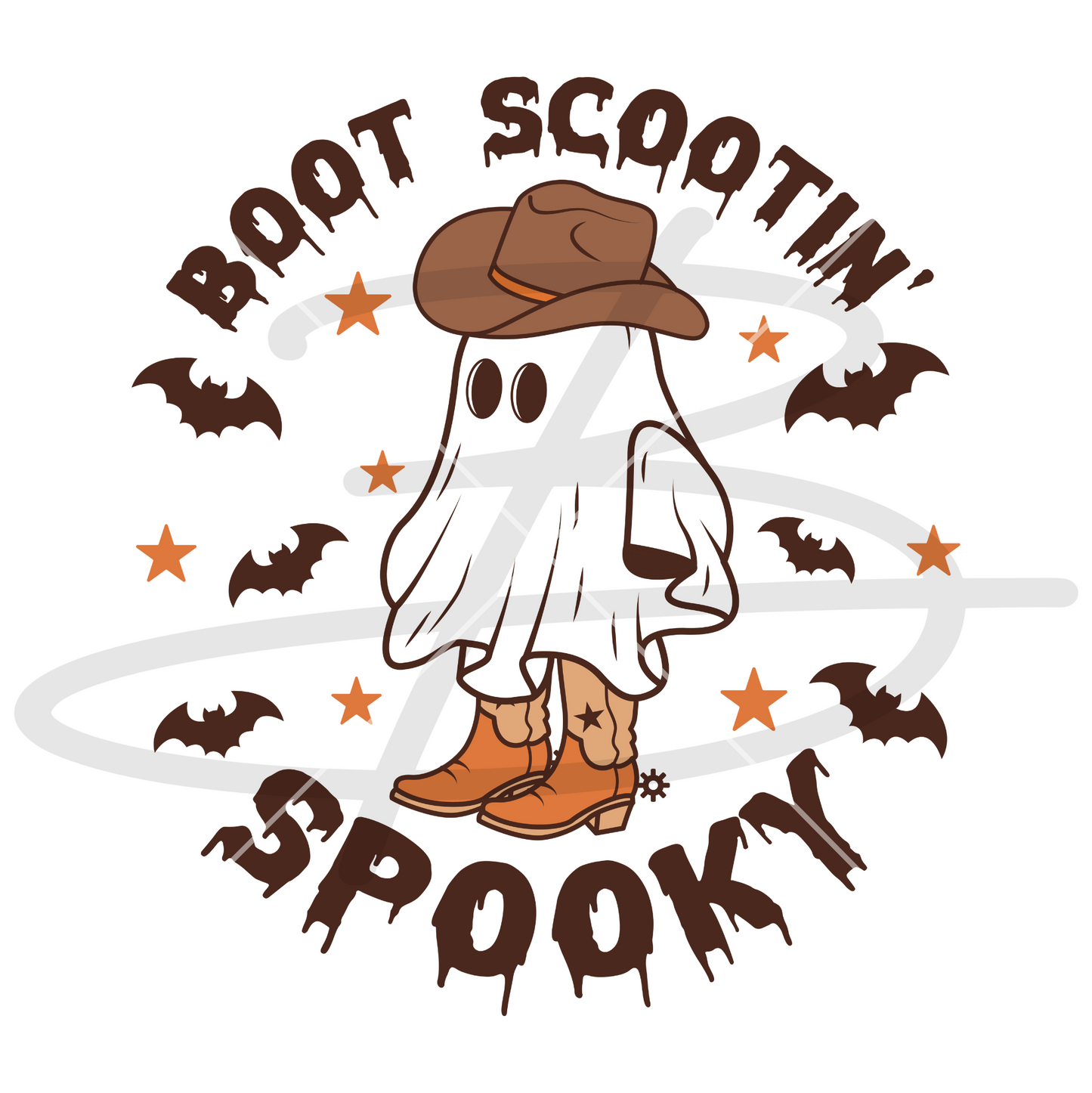 Boot Scootin' Spooky Backroad Graphx Best DTF Transfers Near Me UVDTF Stickers decals embroidery swag heat transfers direct to film