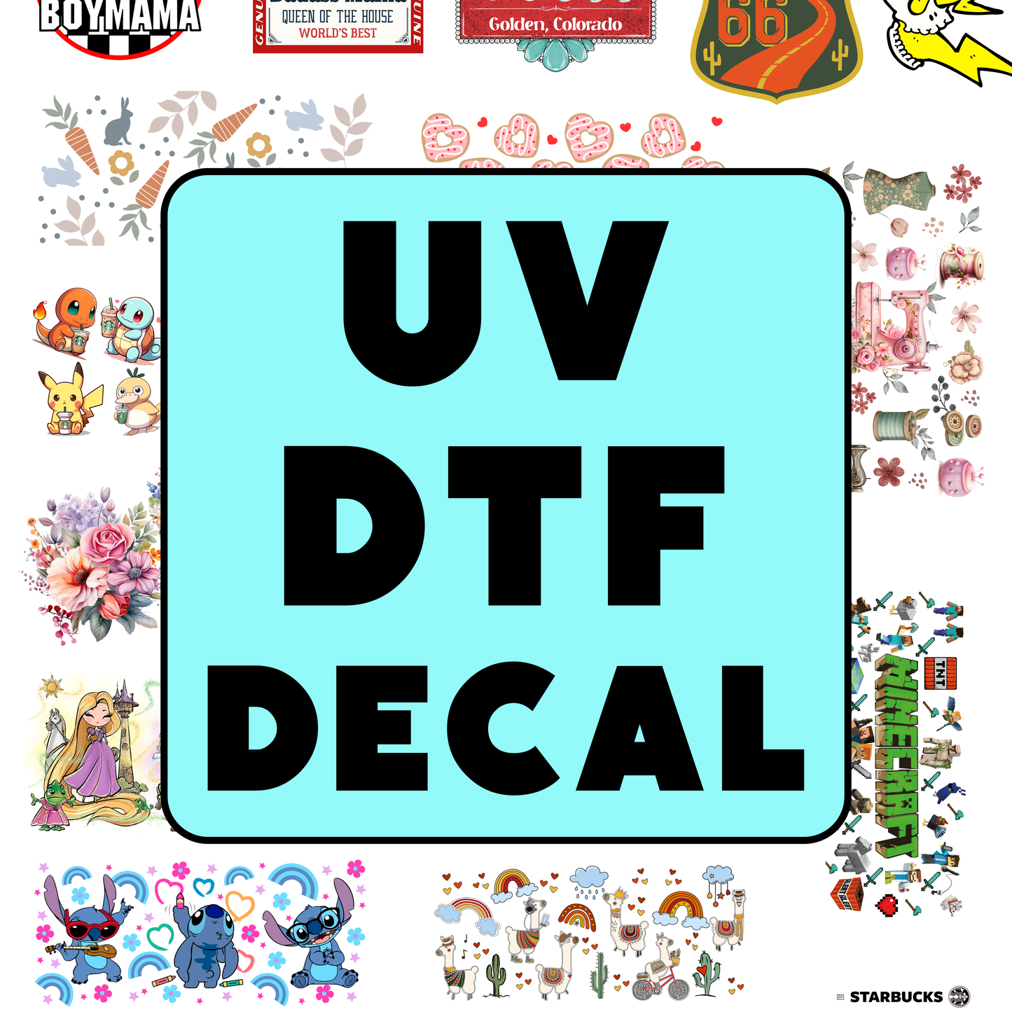 UVDTF Decals