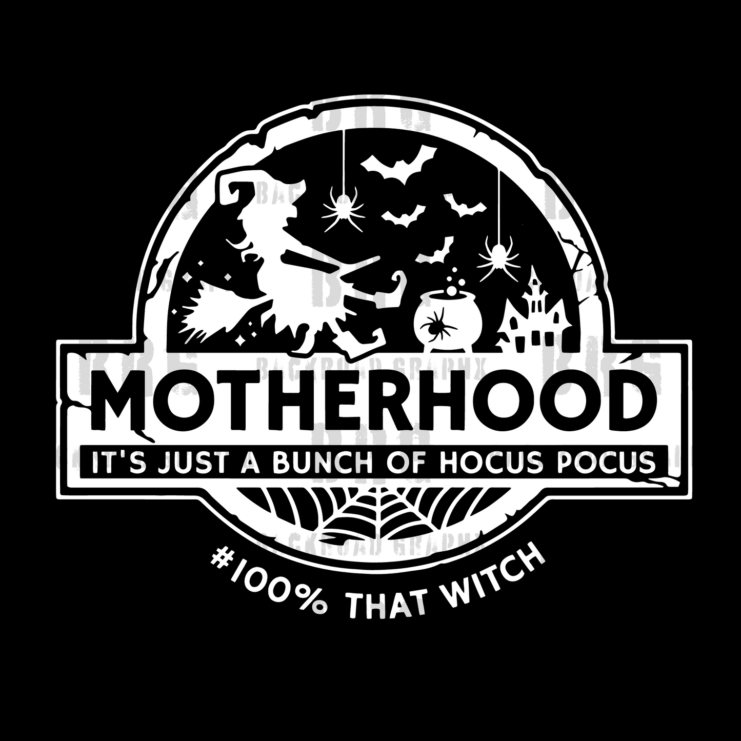 Witchy Motherhood Transfer Backroad Graphx Best DTF Transfers Near Me UVDTF Stickers decals embroidery swag heat transfers direct to film