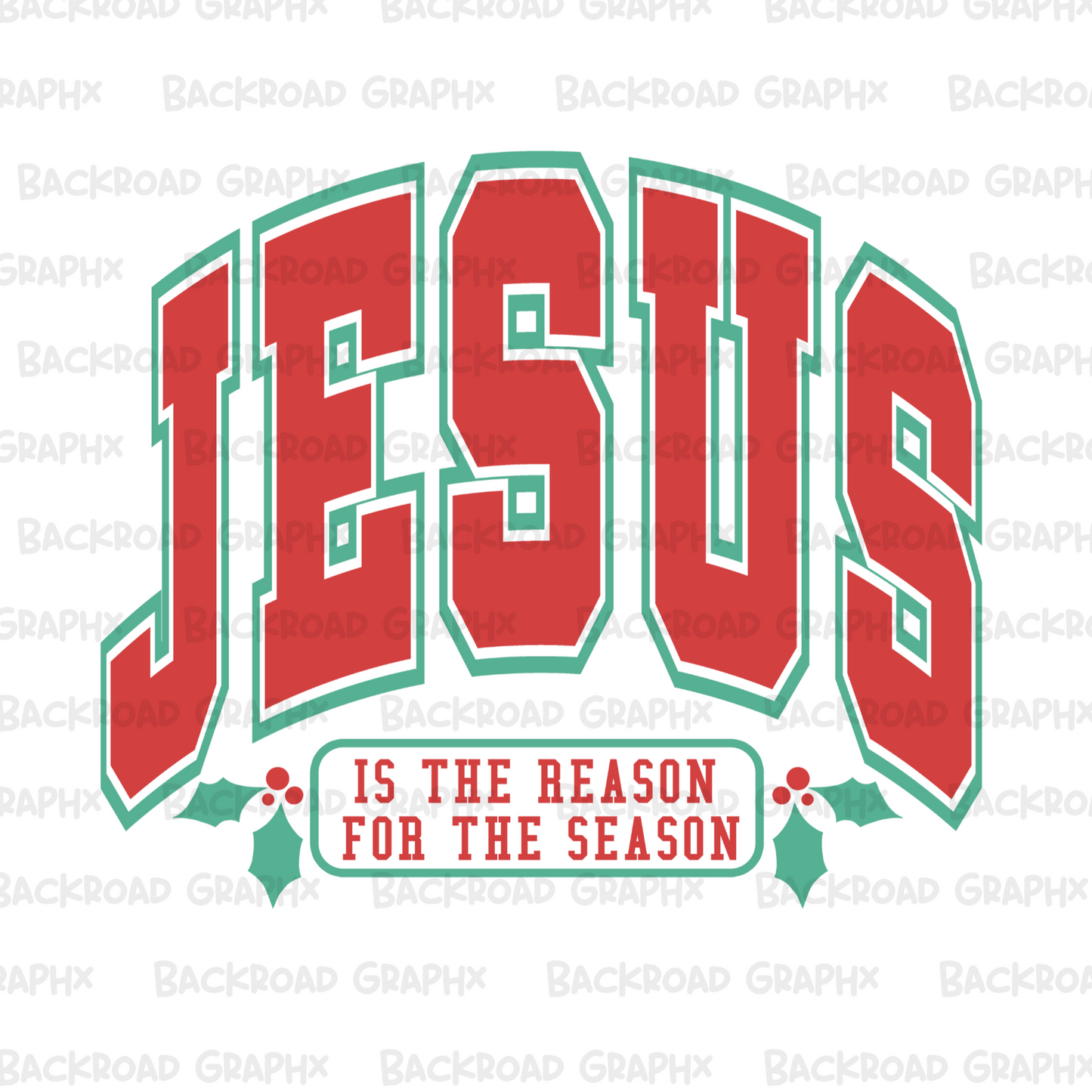 Jesus Is The Reason Transfer Backroad Graphx Best DTF Transfers Near Me UVDTF Stickers decals embroidery swag heat transfers direct to film