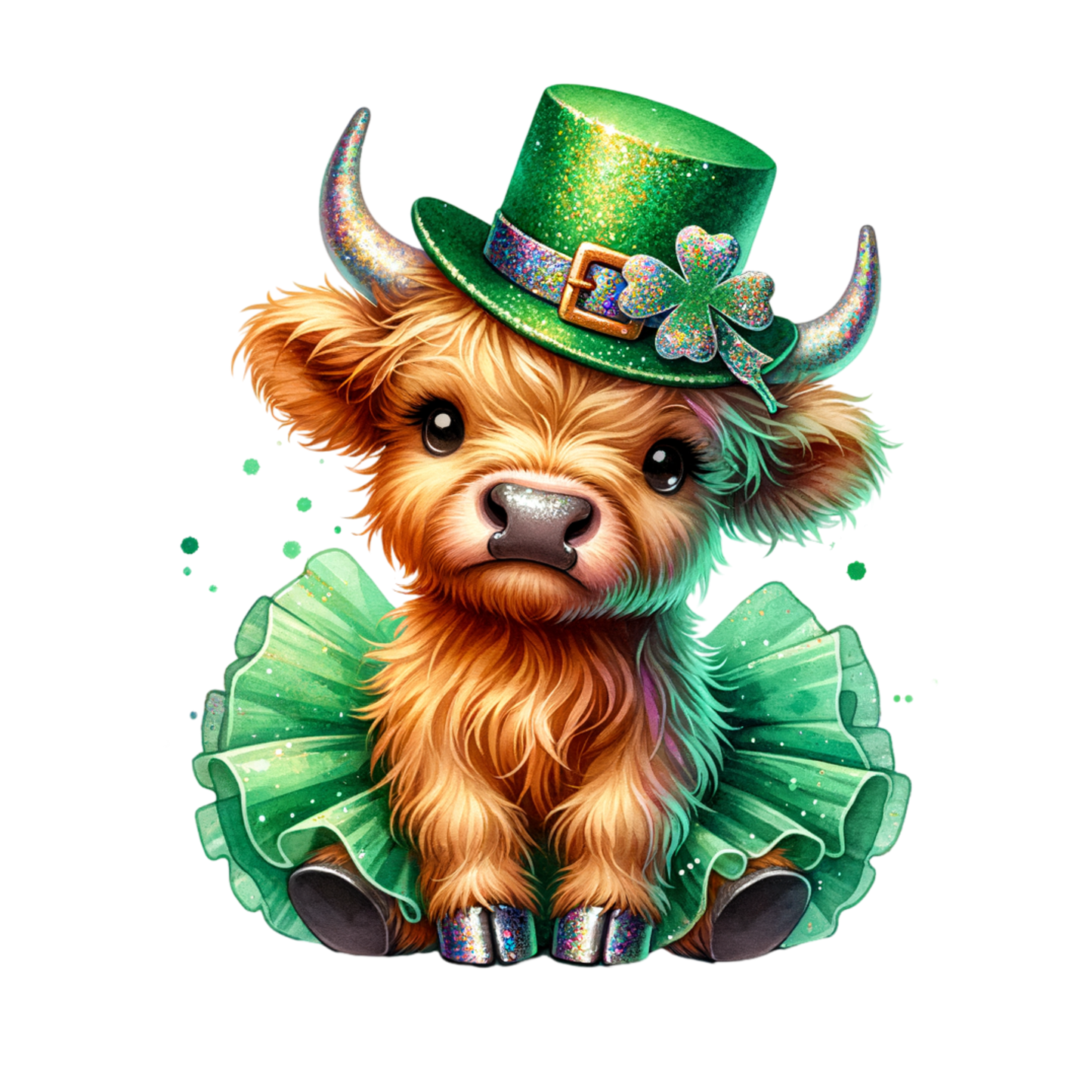 St. Patrick's Cow Transfer Backroad Graphx Best DTF Transfers Near Me UVDTF Stickers decals embroidery swag heat transfers direct to film