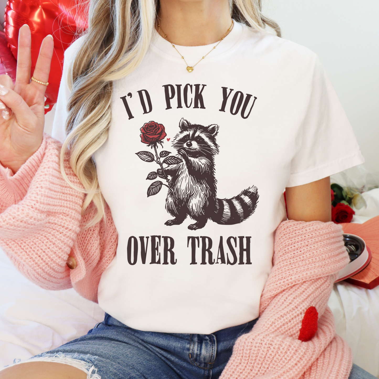 Valentines I'd Pick You Transfer Backroad Graphx Best DTF Transfers Near Me UVDTF Stickers decals embroidery swag heat transfers direct to film