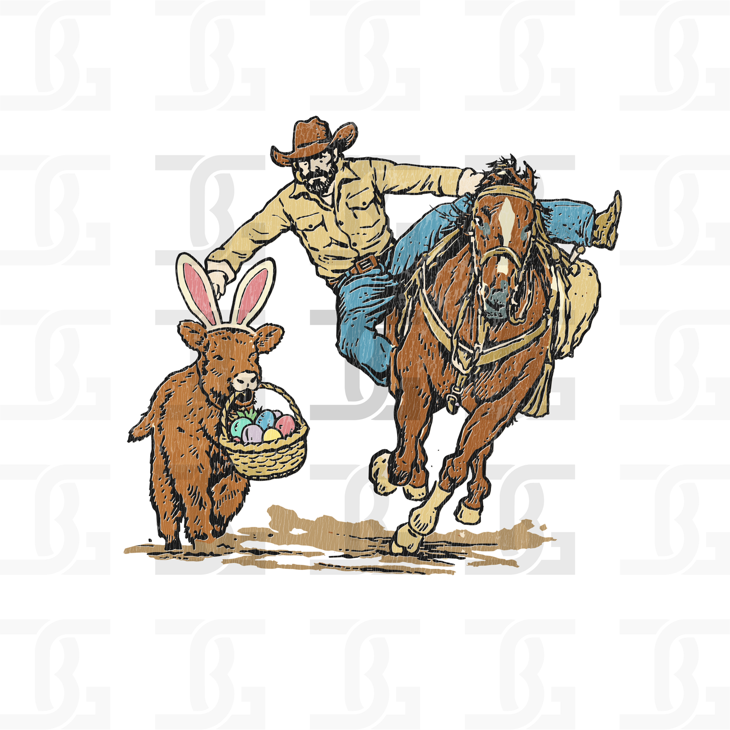 Cowboy Easter Transfer