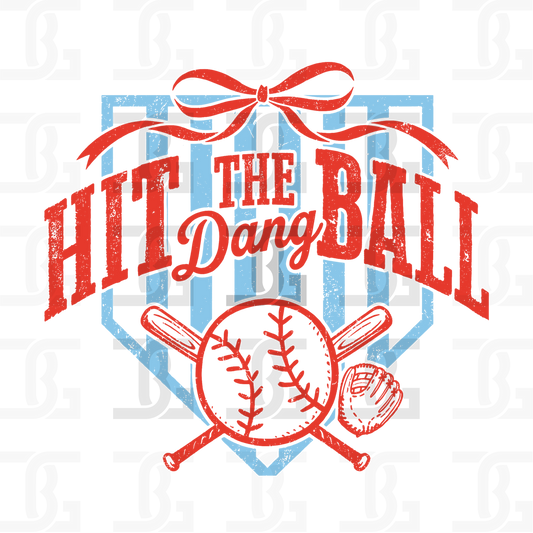 Hit The Dang Ball Transfer