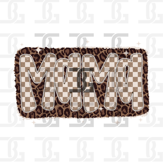 Checkered Cheetah Mama