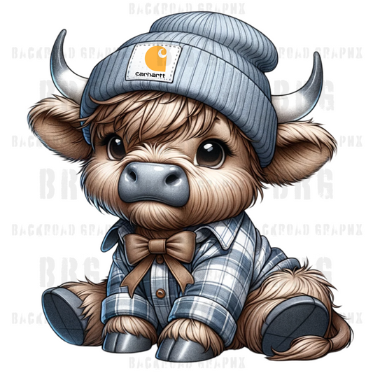 Sweet Boy Cow Transfer Backroad Graphx Best DTF Transfers Near Me UVDTF Stickers decals embroidery swag heat transfers direct to film