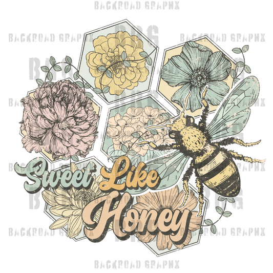 Sweet Like Honey Transfer Backroad Graphx Best DTF Transfers Near Me UVDTF Stickers decals embroidery swag heat transfers direct to film