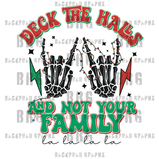 Deck the Halls Transfer Backroad Graphx Best DTF Transfers Near Me UVDTF Stickers decals embroidery swag heat transfers direct to film