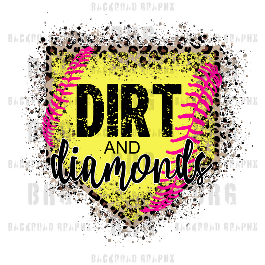 Dirt and Diamonds Transfer Backroad Graphx Best DTF Transfers Near Me UVDTF Stickers decals embroidery swag heat transfers direct to film
