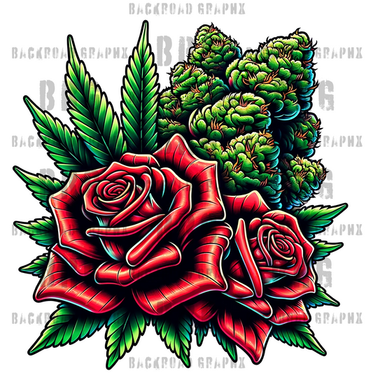 Rose BUD Transfer Backroad Graphx Best DTF Transfers Near Me UVDTF Stickers decals embroidery swag heat transfers direct to film