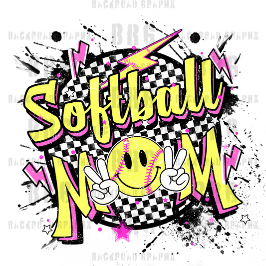 Softball Mom Transfer Backroad Graphx Best DTF Transfers Near Me UVDTF Stickers decals embroidery swag heat transfers direct to film