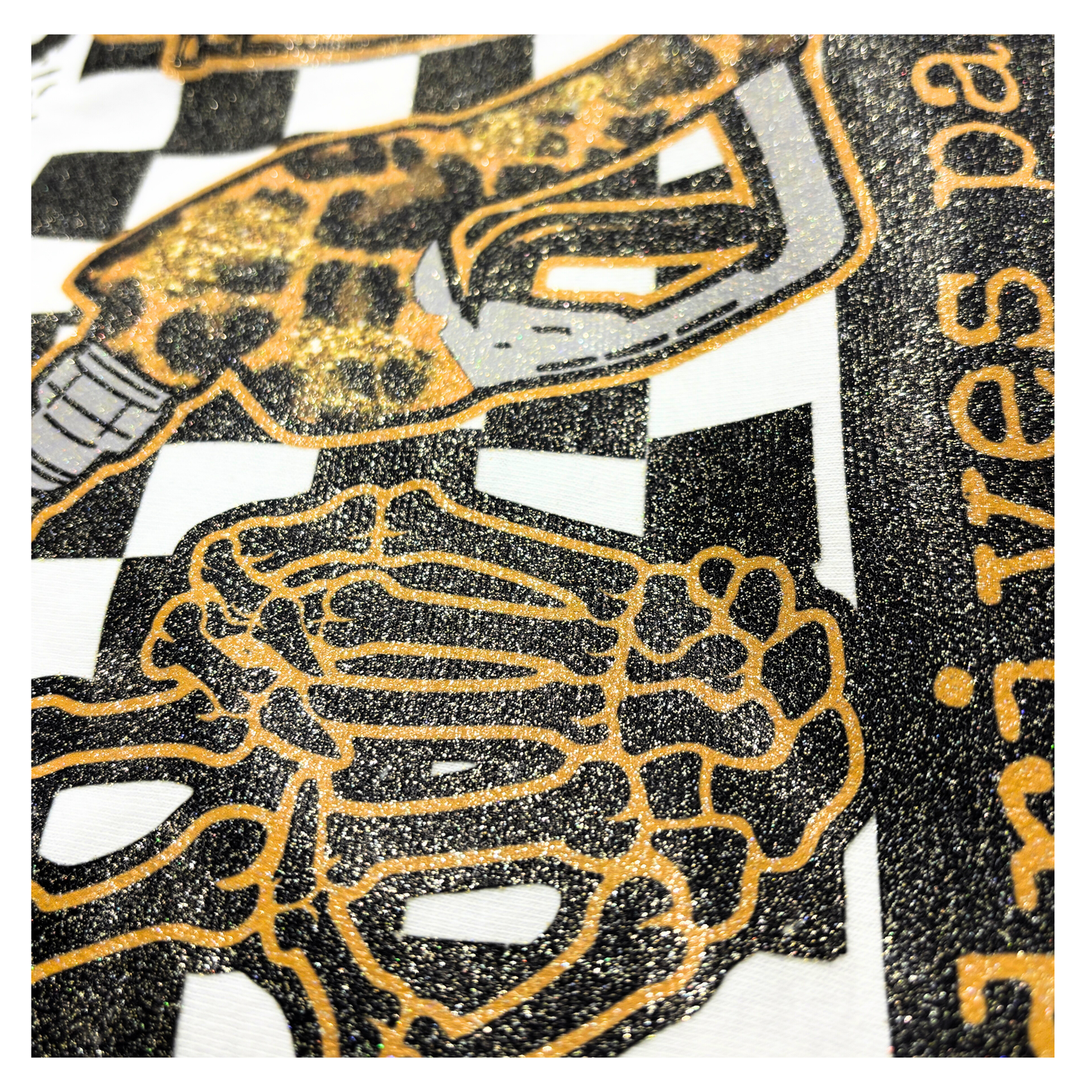Custom GLITTER DTF Transfer