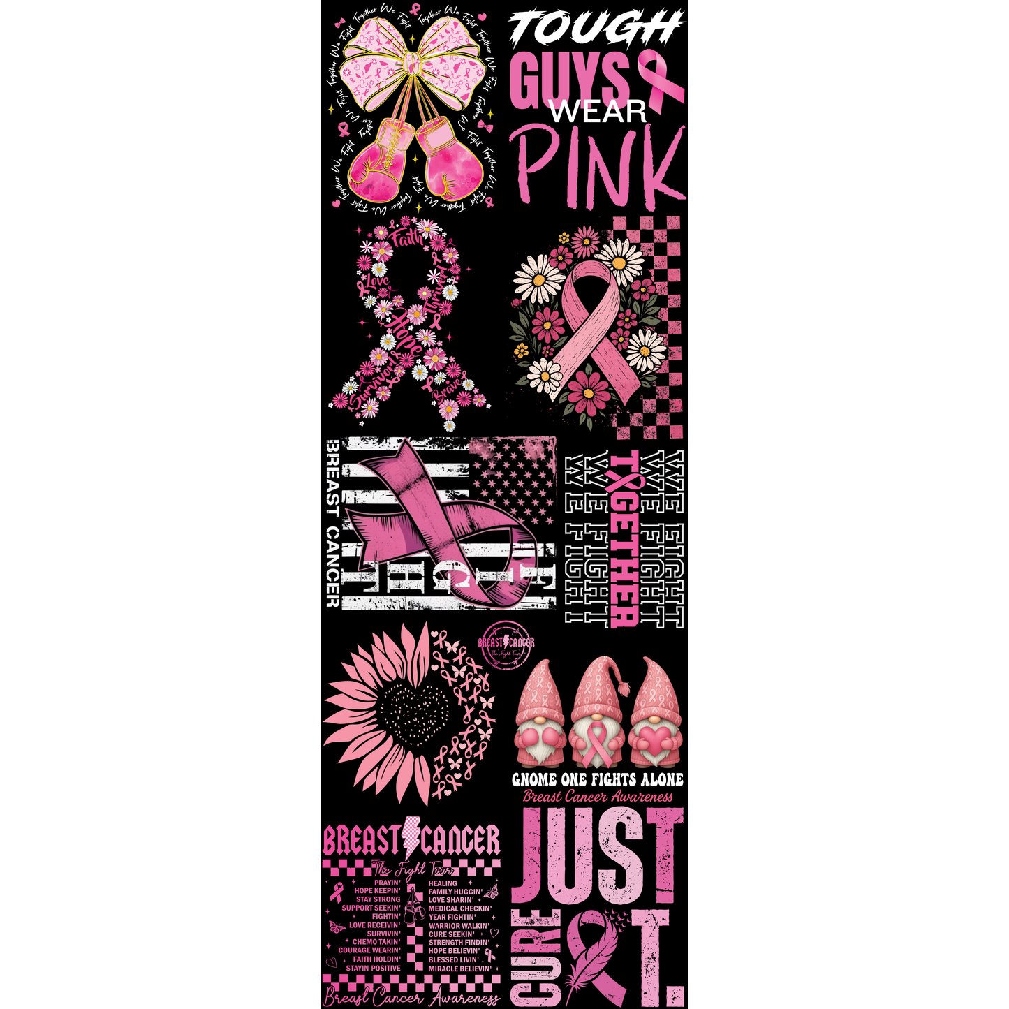 Breast Cancer Premade Gang Sheet 2