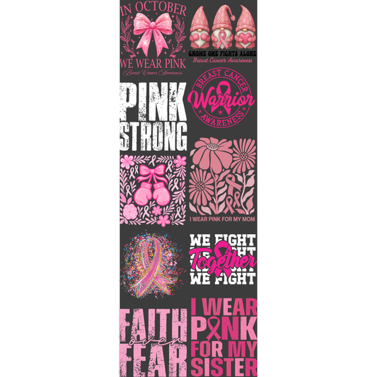 Breast Cancer Premade Gang Sheet 3