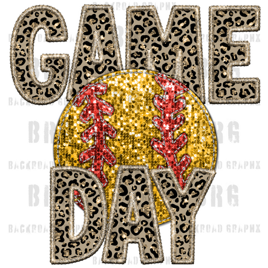 Softball Game Day Transfer Backroad Graphx Best DTF Transfers Near Me UVDTF Stickers decals embroidery swag heat transfers direct to film