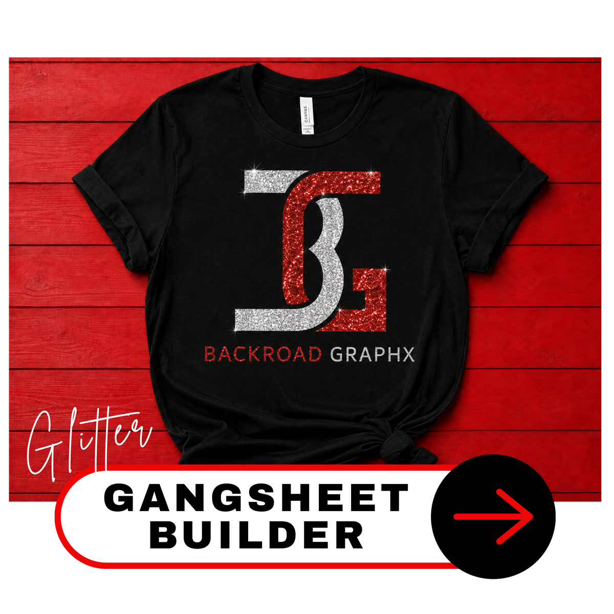 Gang Sheet Builder For GLITTER DTF