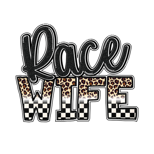 Race Wife Transfer Backroad Graphx Best DTF Transfers Near Me UVDTF Stickers decals embroidery swag heat transfers direct to film