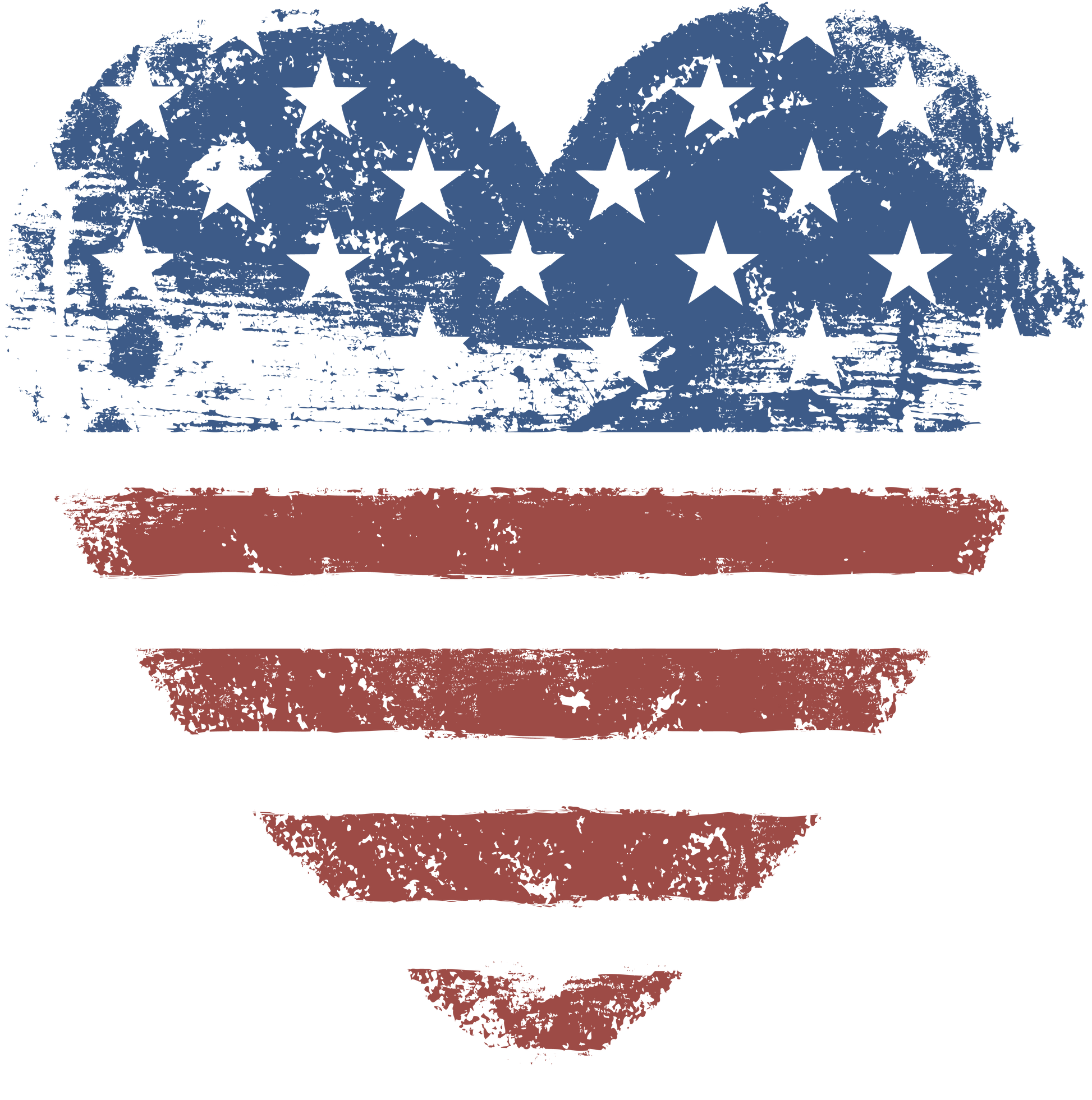 Patriotic Heart Backroad Graphx Best DTF Transfers Near Me UVDTF Stickers decals embroidery swag heat transfers direct to film