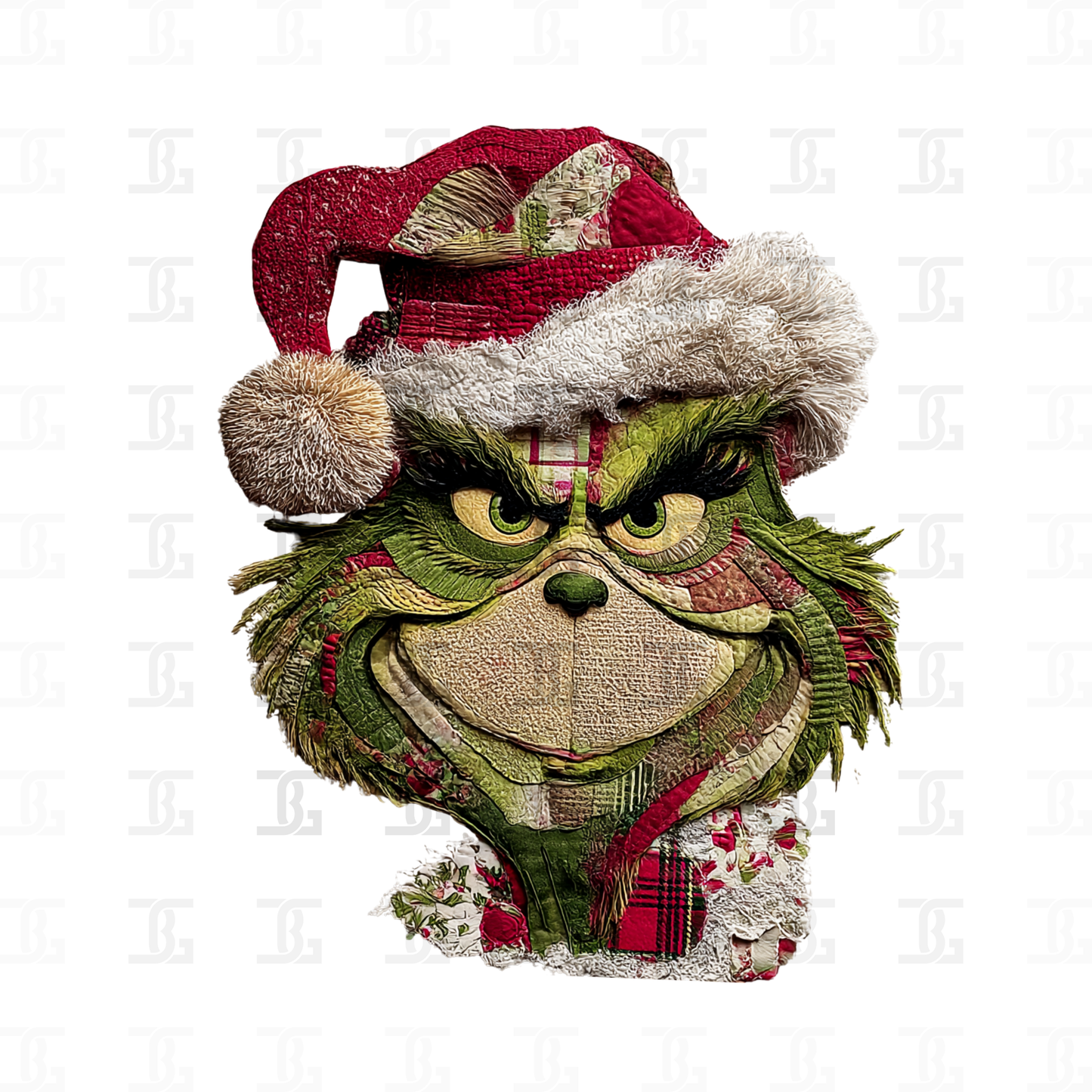 Faux Patched Grinch Transfer