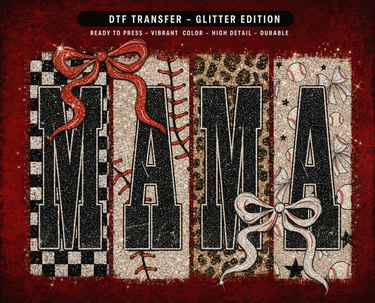 Custom GLITTER DTF Transfer