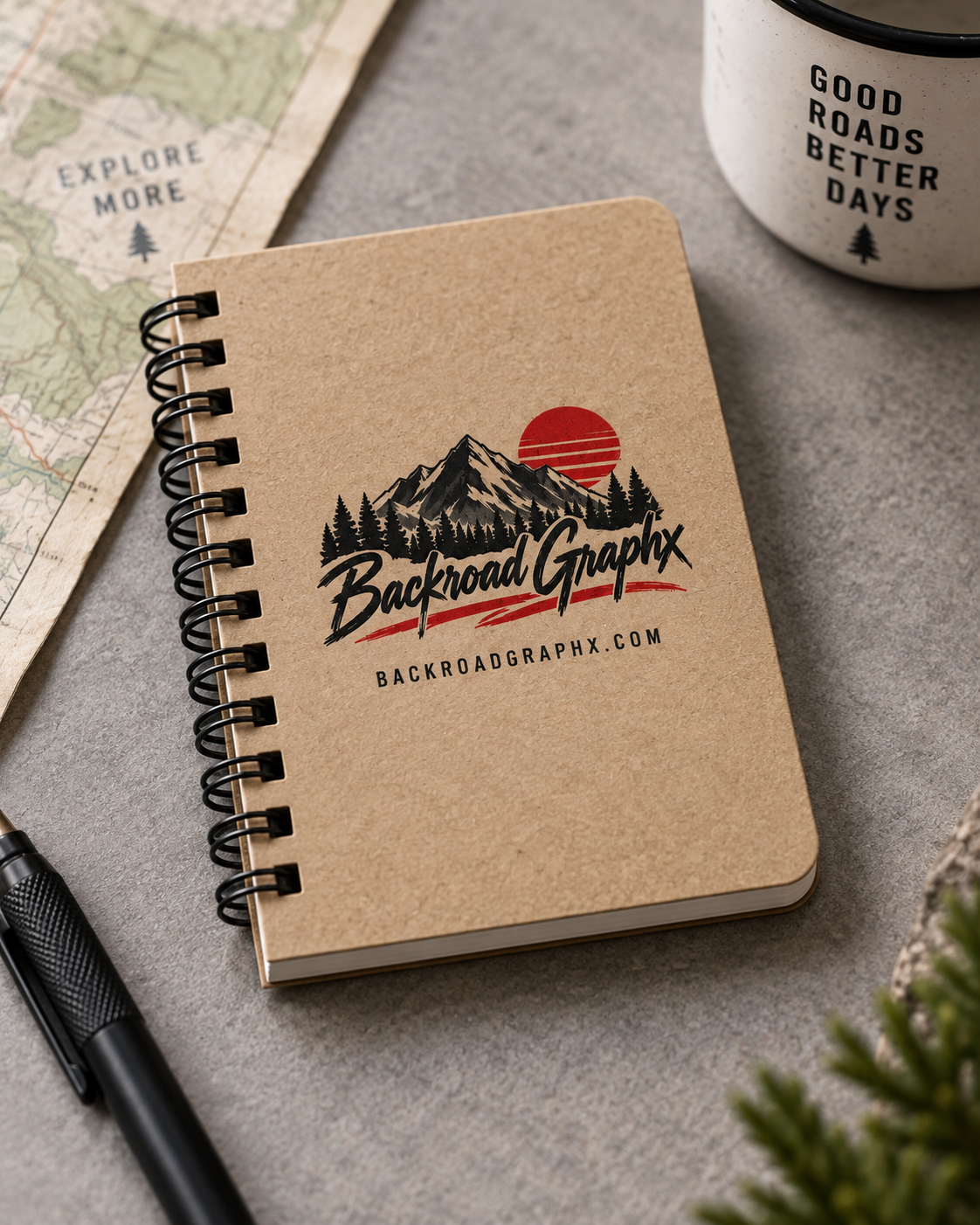 Custom Pocket Notebook with pen