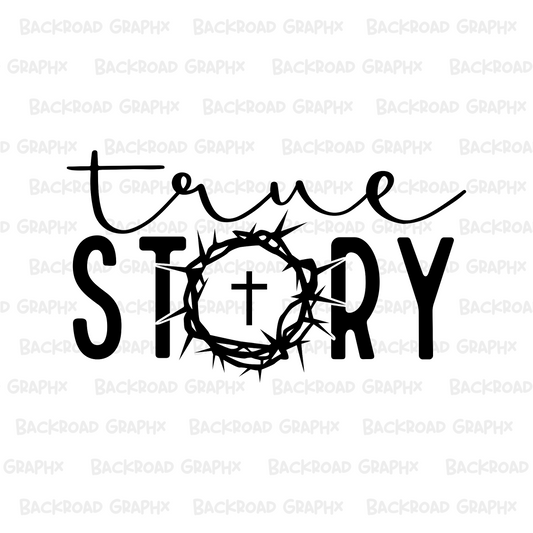 Easter True Story Transfer Backroad Graphx Best DTF Transfers Near Me UVDTF Stickers decals embroidery swag heat transfers direct to film