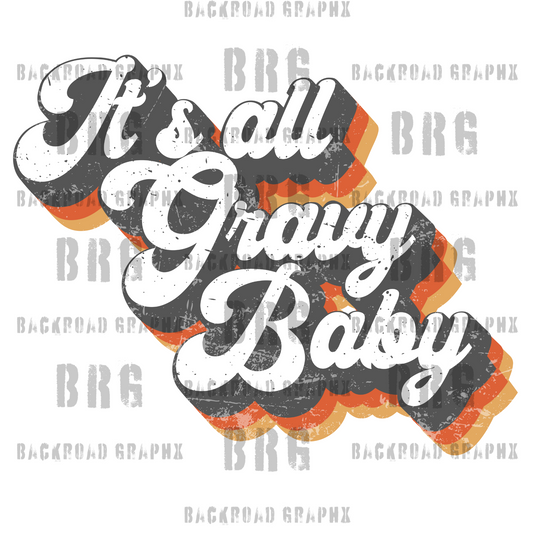 Gravy Baby Transfer Backroad Graphx Best DTF Transfers Near Me UVDTF Stickers decals embroidery swag heat transfers direct to film