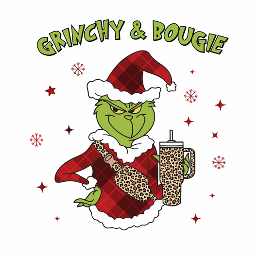 Grinchy and Bougie transfer Backroad Graphx Best DTF Transfers Near Me UVDTF Stickers decals embroidery swag heat transfers direct to film