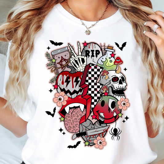 Halloween Red Backroad Graphx Best DTF Transfers Near Me UVDTF Stickers decals embroidery swag heat transfers direct to film