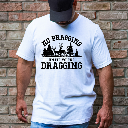 No Bragging tee Backroad Graphx Best DTF Transfers Near Me UVDTF Stickers decals embroidery swag heat transfers direct to film