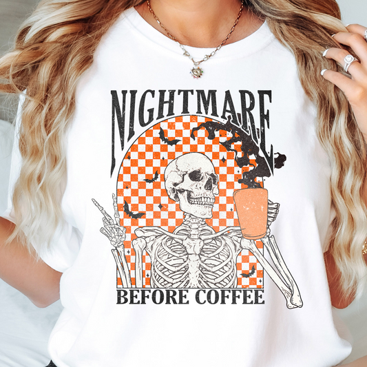 Nightmare Before Coffee Backroad Graphx Best DTF Transfers Near Me UVDTF Stickers decals embroidery swag heat transfers direct to film