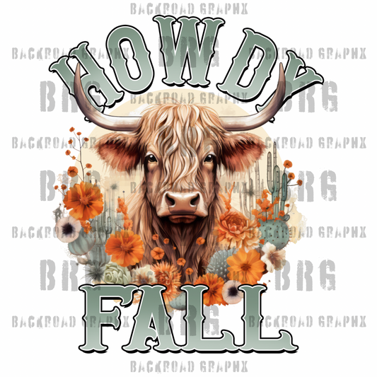 Howdy Fall Transfer Backroad Graphx Best DTF Transfers Near Me UVDTF Stickers decals embroidery swag heat transfers direct to film