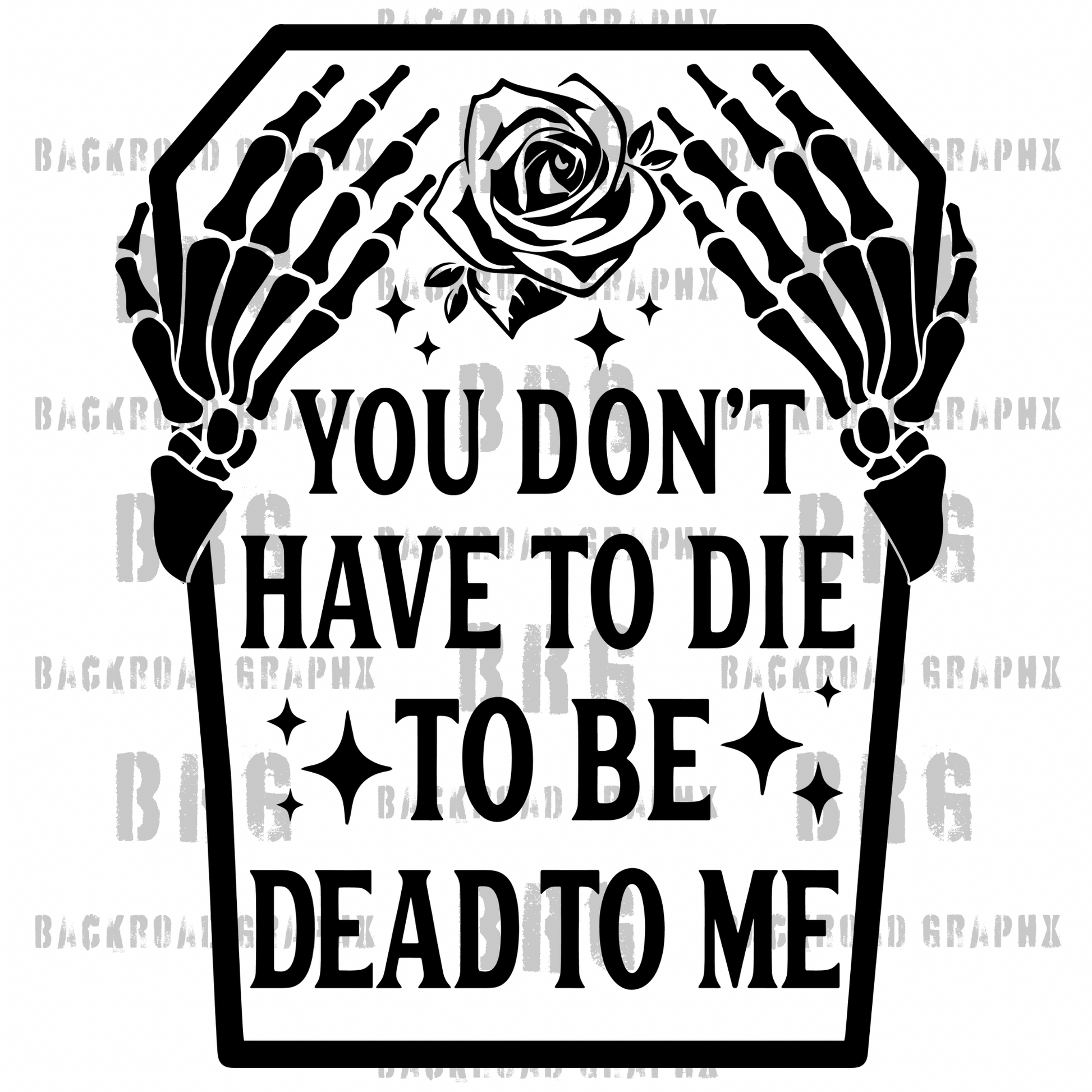 Dead to me Transfer Backroad Graphx Best DTF Transfers Near Me UVDTF Stickers decals embroidery swag heat transfers direct to film