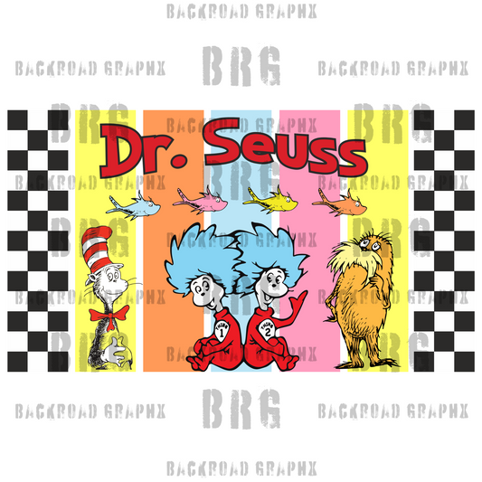 Dr. Seuss Transfer Backroad Graphx Best DTF Transfers Near Me UVDTF Stickers decals embroidery swag heat transfers direct to film