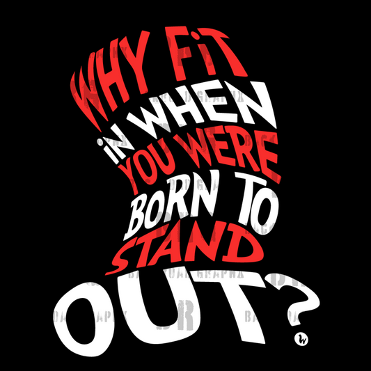 Born to Stand Out Transfer Backroad Graphx Best DTF Transfers Near Me UVDTF Stickers decals embroidery swag heat transfers direct to film