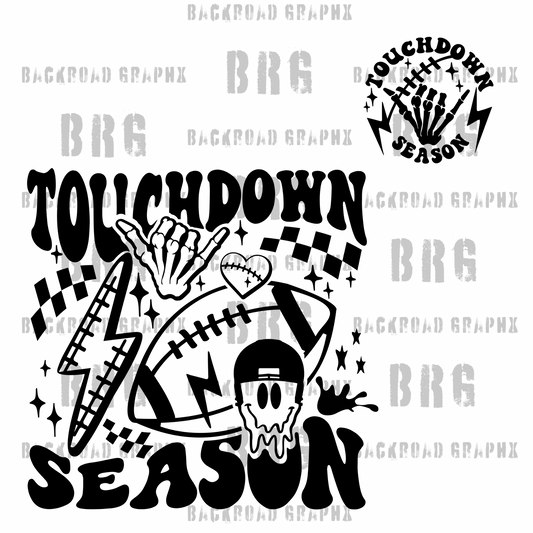 Touchdown Season Backroad Graphx Best DTF Transfers Near Me UVDTF Stickers decals embroidery swag heat transfers direct to film