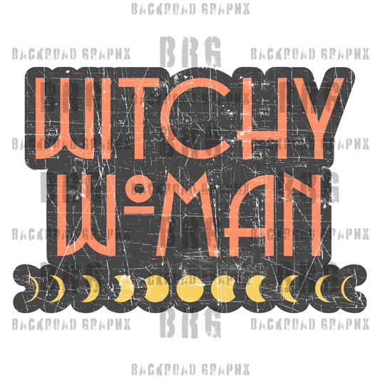 Witchy Woman transfer Backroad Graphx Best DTF Transfers Near Me UVDTF Stickers decals embroidery swag heat transfers direct to film
