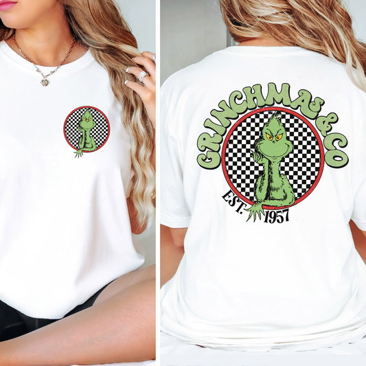 Grinchmas Tee Backroad Graphx Best DTF Transfers Near Me UVDTF Stickers decals embroidery swag heat transfers direct to film