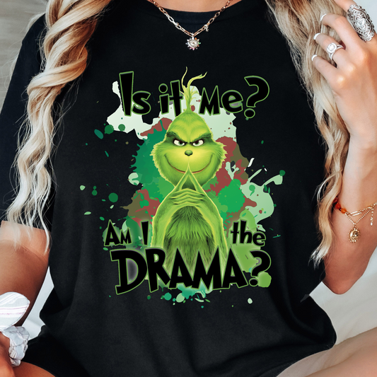 Drama Grinch Tee Backroad Graphx Best DTF Transfers Near Me UVDTF Stickers decals embroidery swag heat transfers direct to film