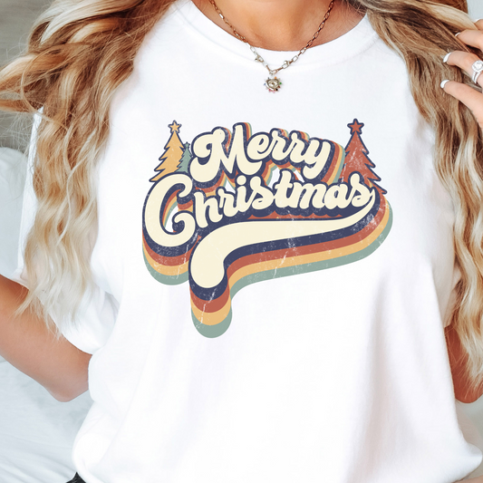 Merry Christmas Tee Backroad Graphx Best DTF Transfers Near Me UVDTF Stickers decals embroidery swag heat transfers direct to film