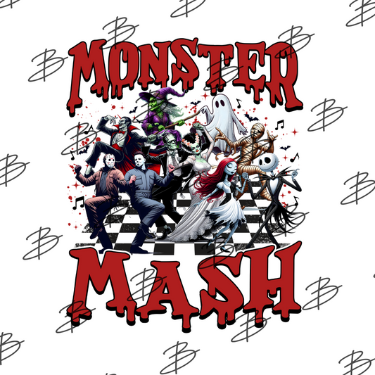 Monster Mash Transfer Backroad Graphx Best DTF Transfers Near Me UVDTF Stickers decals embroidery swag heat transfers direct to film